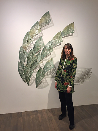 Jennifer Falck Linssen :: Chicago Art Source Gallery opening reception, Tall Grass Prairie